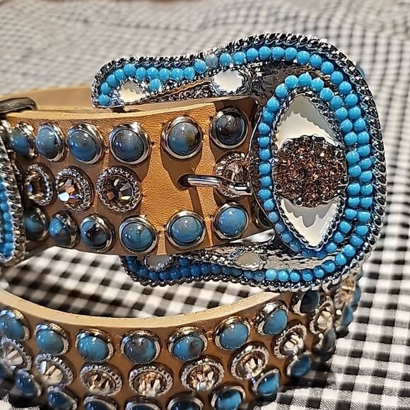 Leatherrock ladies western belt size 32 - Picture 2 of 8